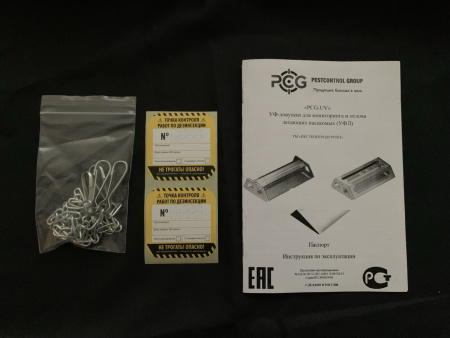 Уф ловушка клеевая PCG-UV-120S IP20 (120-180м2) AISI 304